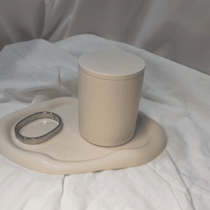 Tarro de vela con tapa