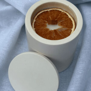 Tarro de vela con tapa